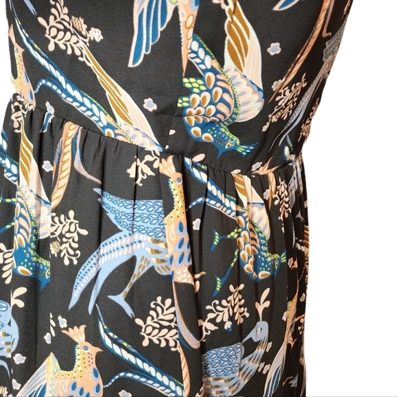 NWT Loft peacock flowy dress - Picture 10 of 16
